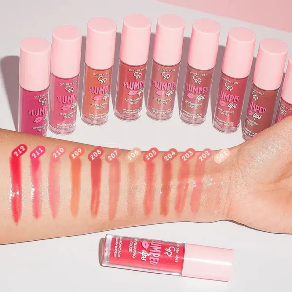 golden rose plumped lips