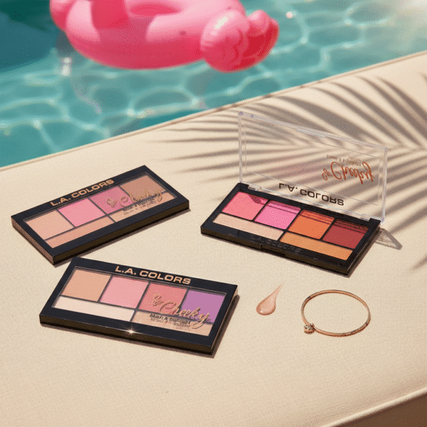 LA Colors So Cheeky Blush and Highlight Palette