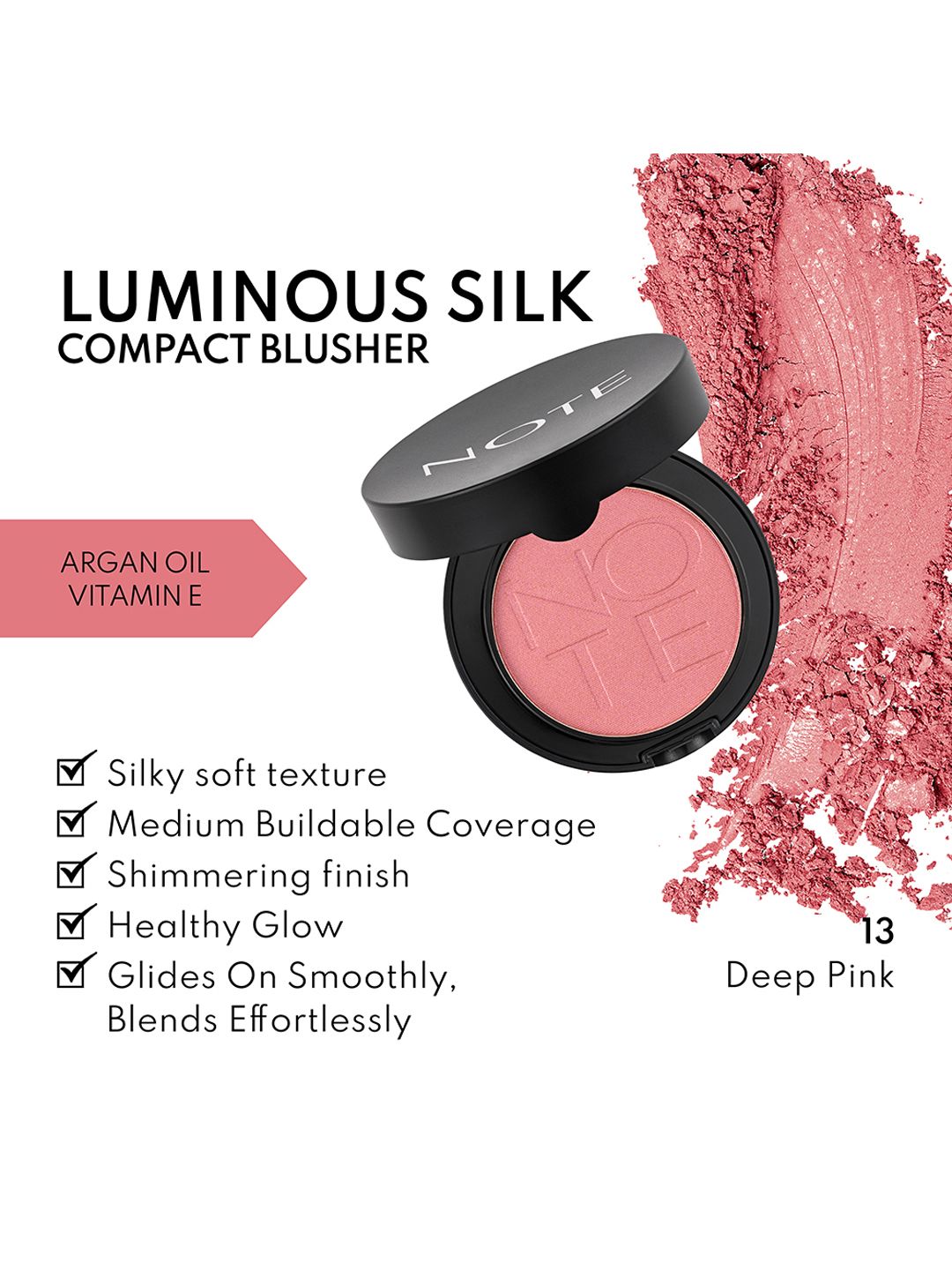 note luminous silk blush note luminous silk blush