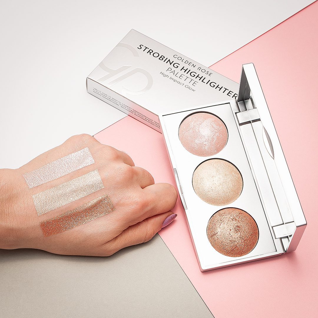 golden rose strobing highlighter palette golden rose strobing highlighter palette