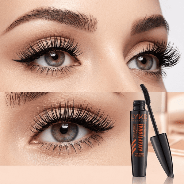 lykd exceptional fan effect & curl mascara