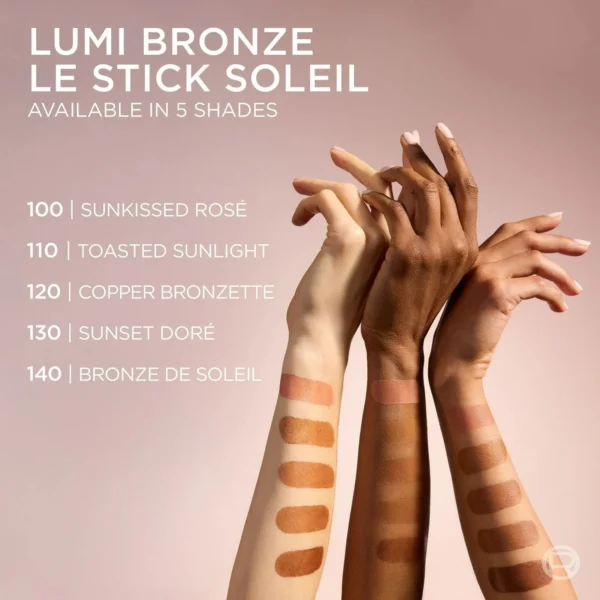 l oreal paris lumi bronze le stick soleil bronzer 100 sunkissed rose 9g 5