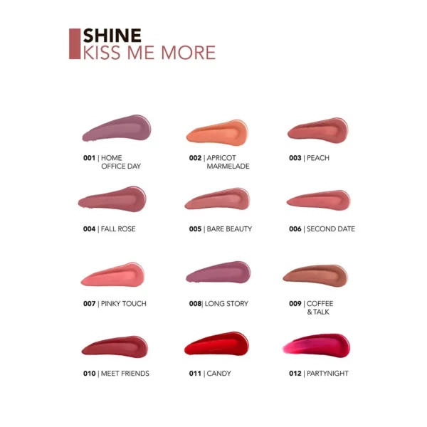 flormar shine kiss me more lip tattoo xoxo beauty 6946