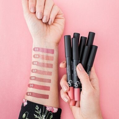 golden rose matte lipstick crayon matinis lupu piestukas 35g nr 12 1 1